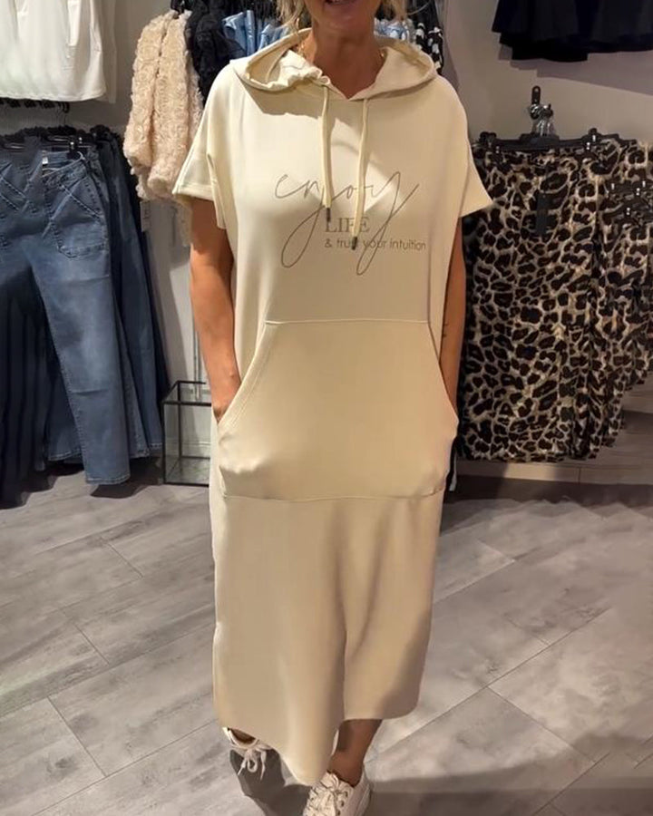 Nadia - Vestido Elegante Con Capucha