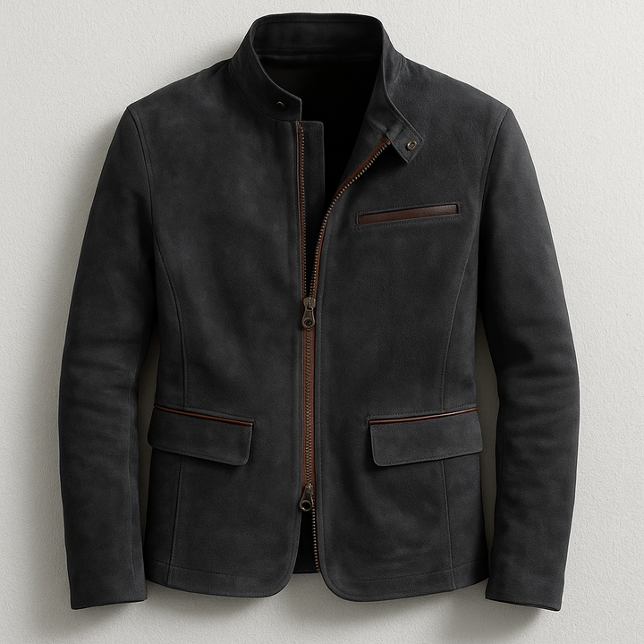 Plamen - Chaqueta De Ante Con Bolsillos
