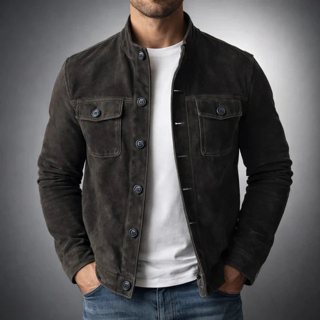 Heriberto - Cómoda Chaqueta De Ante