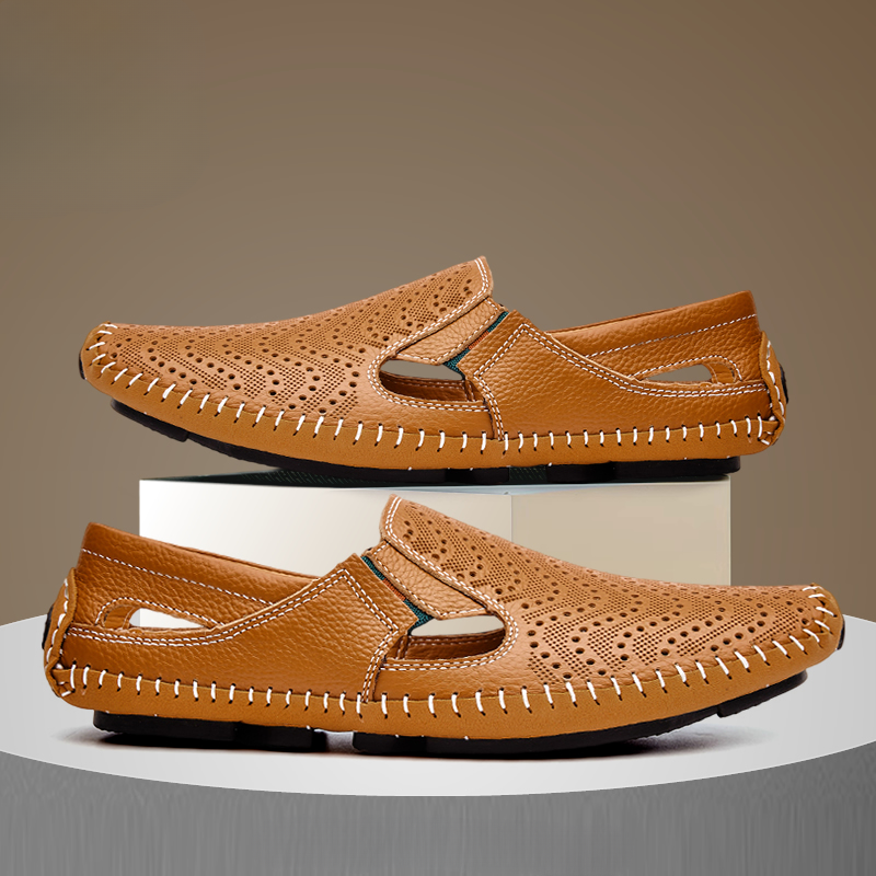 Akiva - Sandalias Cómodas De Cuero