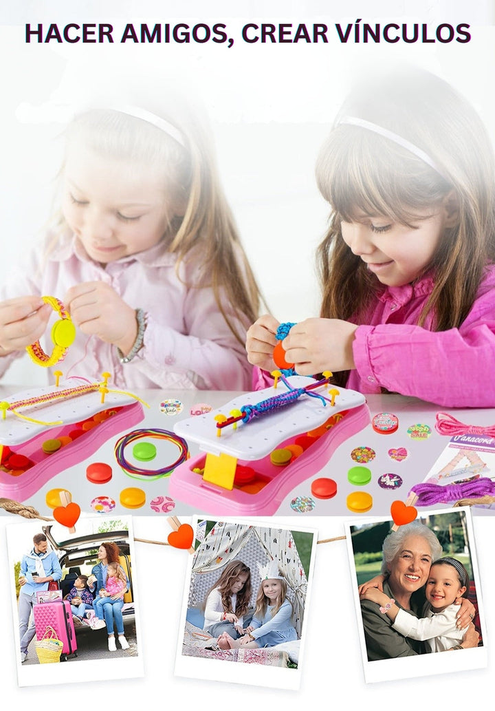 CharmCraft - Kit Para Trenzar Cuerdas a Mano