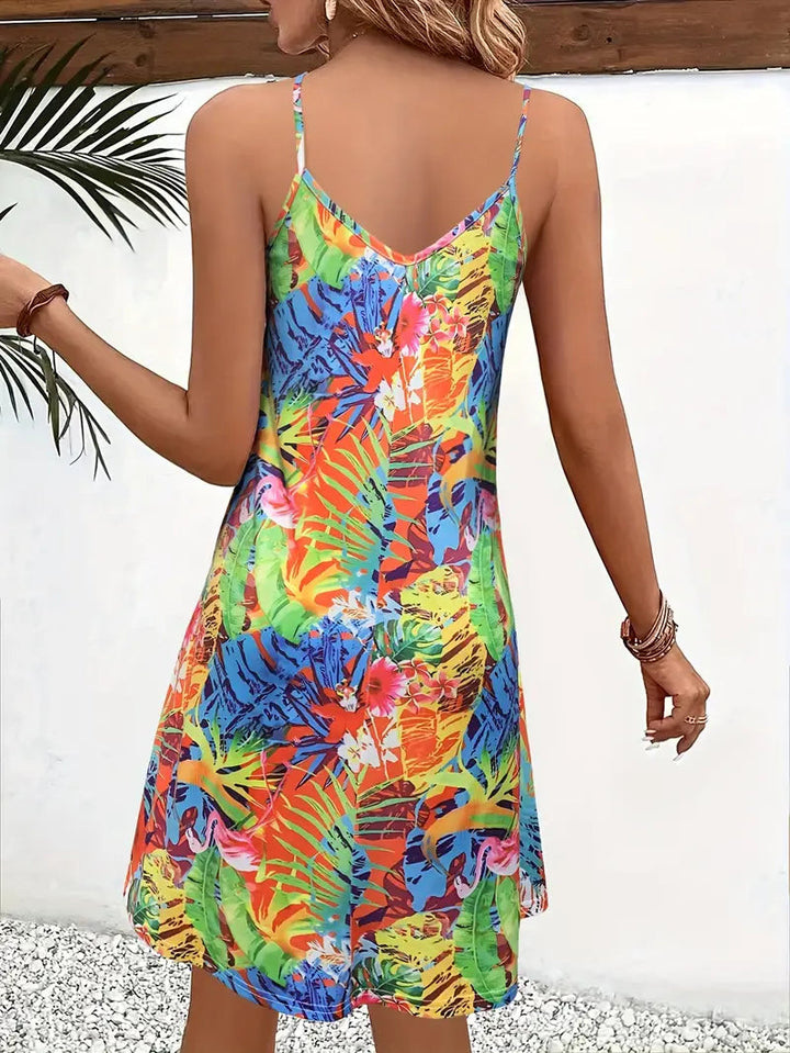 Jasmeen - Vestido Camiseta Con Cuello En V