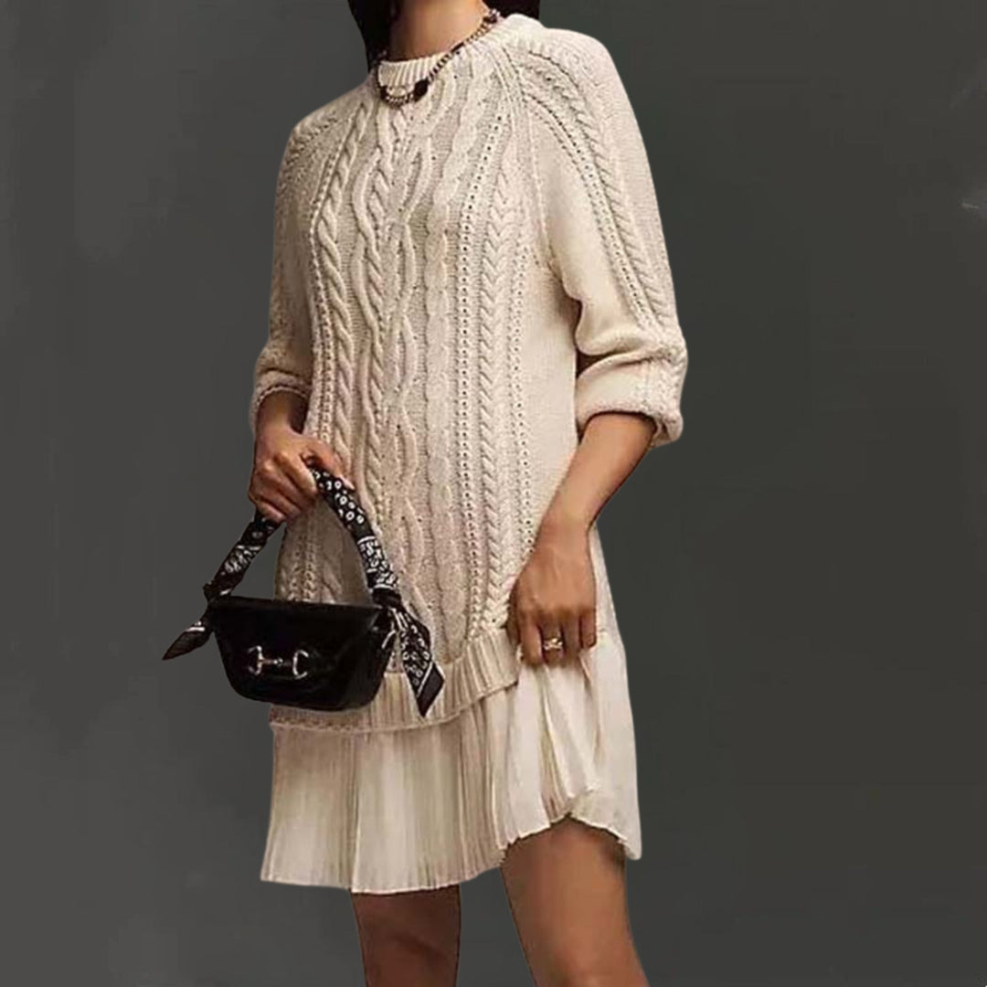 Kalena - Vestido Mini De Punto Trenzado