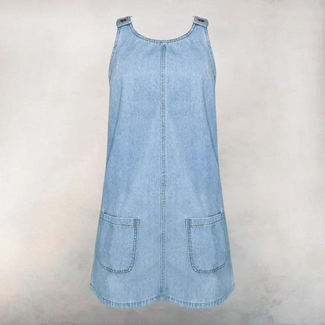 Lucelia - Vestido Vaquero Práctico y Ligero
