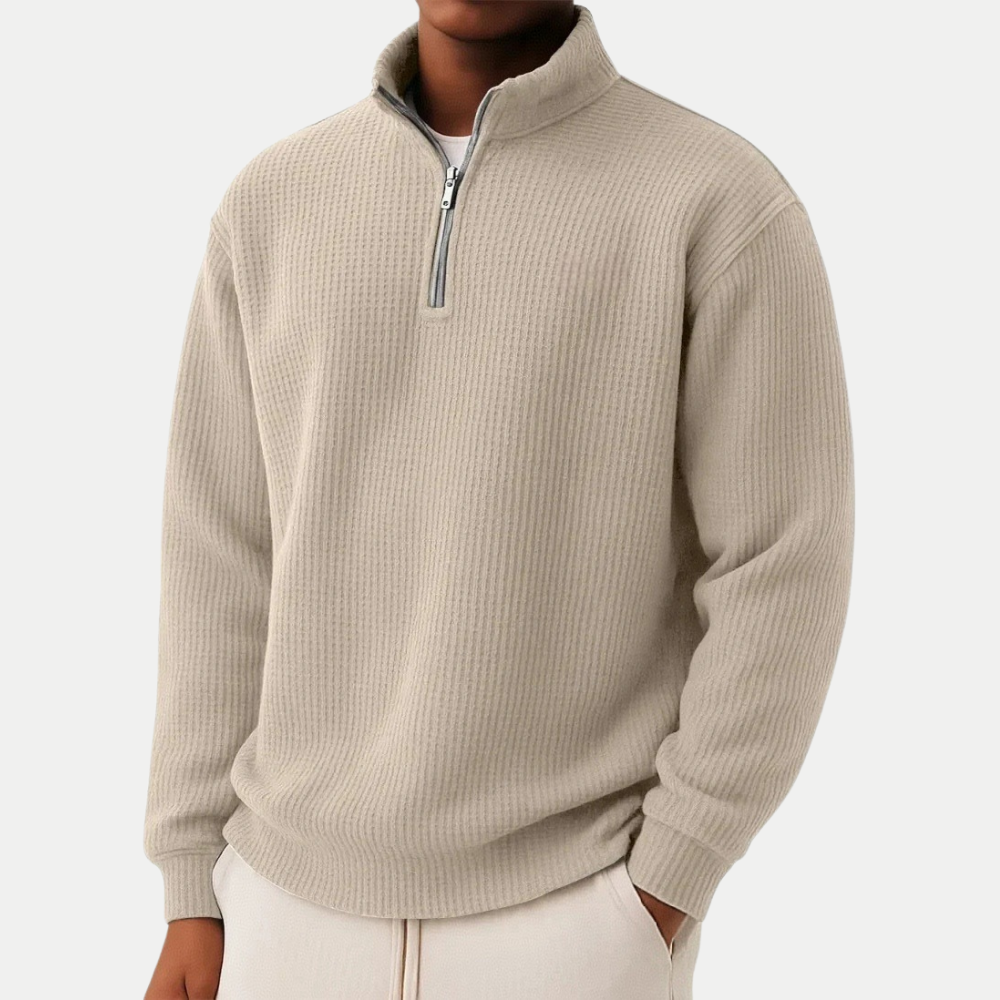 Shachar - Jersey Informal Con Cremallera