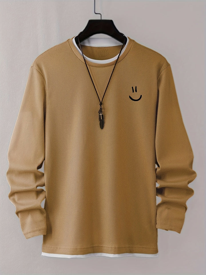 Desmond - Camisa De Manga Larga Con Estampado Facial