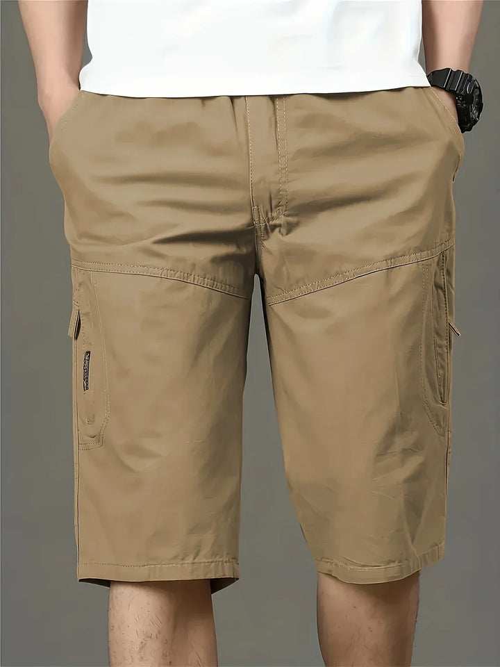 Stepan - Pantalones Cortos Carga Transpirables y Con Múltiples Bolsillos