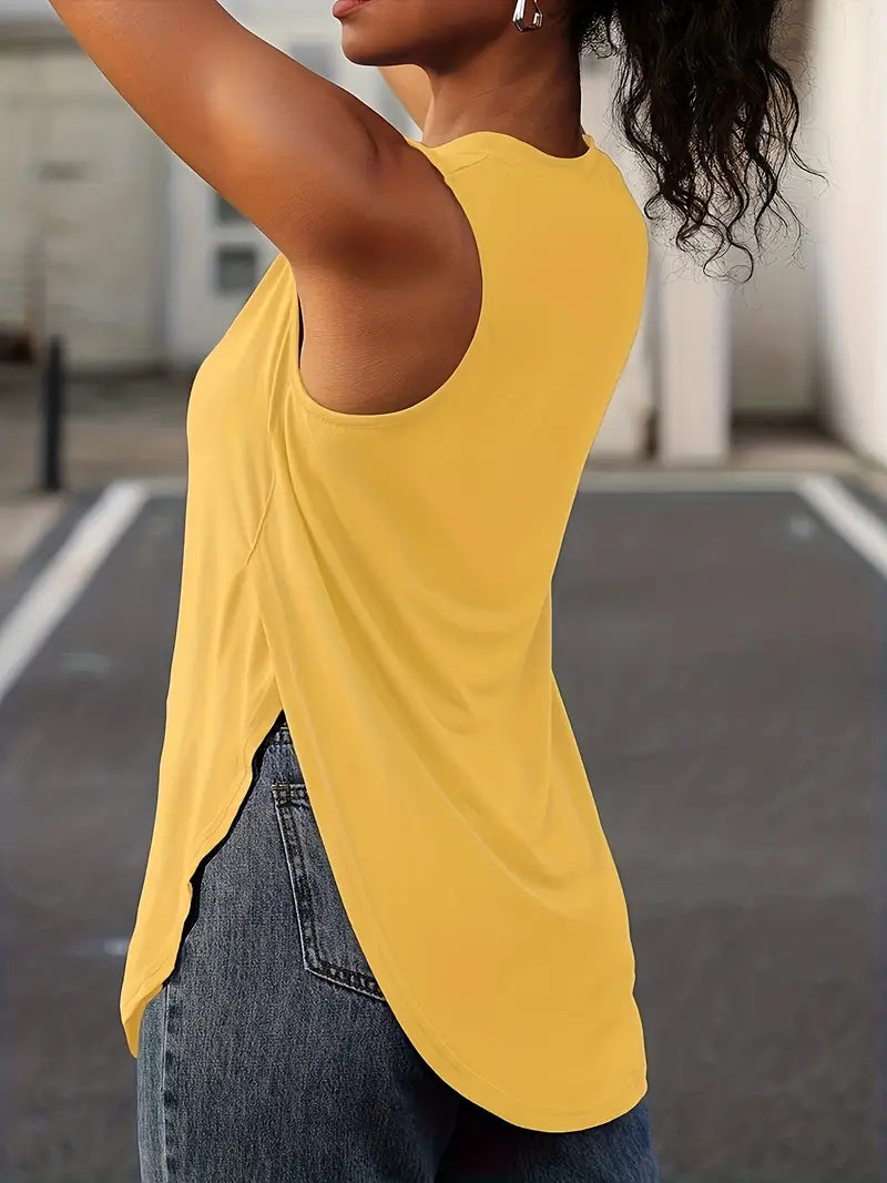 Desirae - Camisa Sin Mangas Transpirable