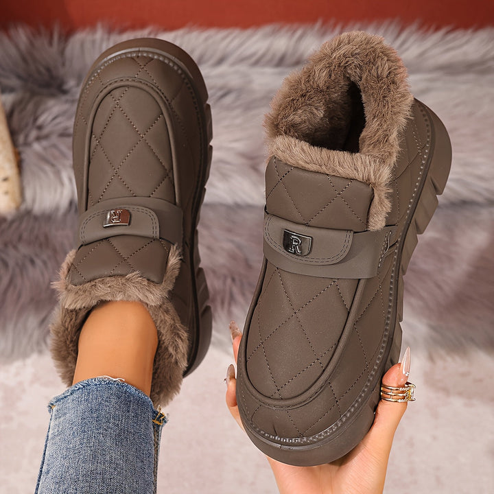 Karryna - Zapatos con Parte Superior Acolchada y Forro Mullido