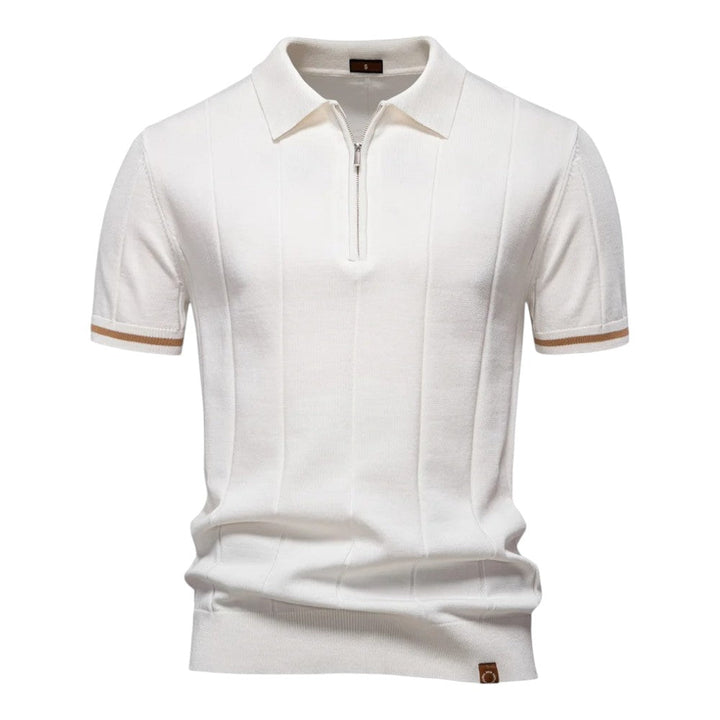 Johncena - Polo Deportivo Informal Con Cremallera