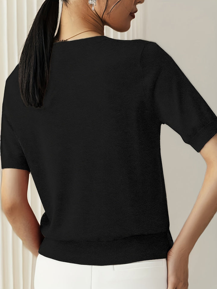 Jacquie - Camiseta Informal De Alta Elasticidad