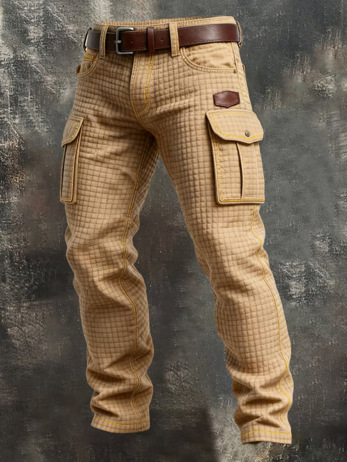 Wiliamson - Pantalones De Trabajo Multifuncionales Retro Con Bolsillos