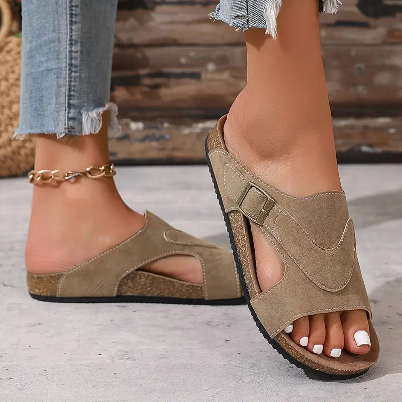 Lidiya - Sandalias Elegantes Con Correas Y Antideslizantes
