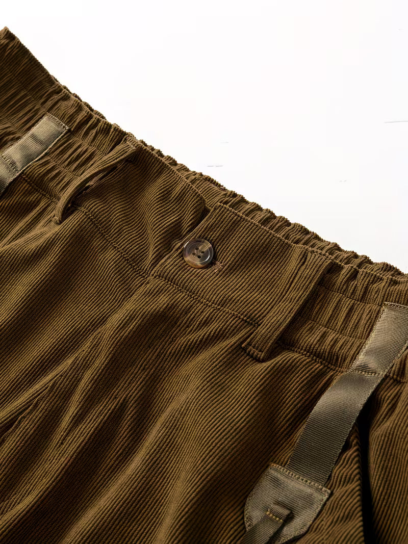 Jorit - Pantalones Cortos Carga De Pana Con Tejido 3D