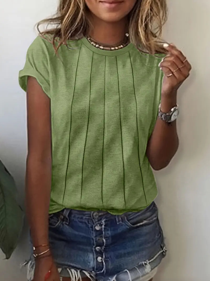 Vitaliya - Camiseta Casuales De Manga Corta