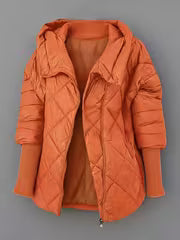 Stephenson - Chaqueta Con Capucha y Patrón Acolchado en Forma de Rombos