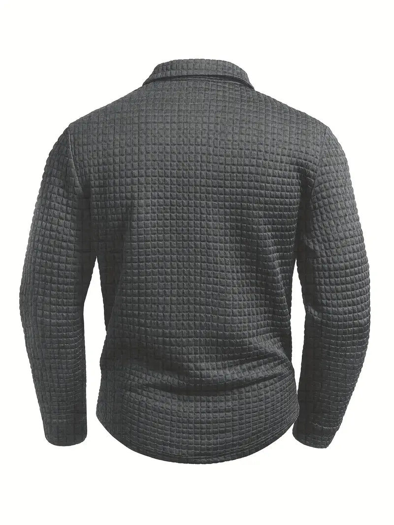 Hughes - Camisa Informal De Punto Grueso Con Botones