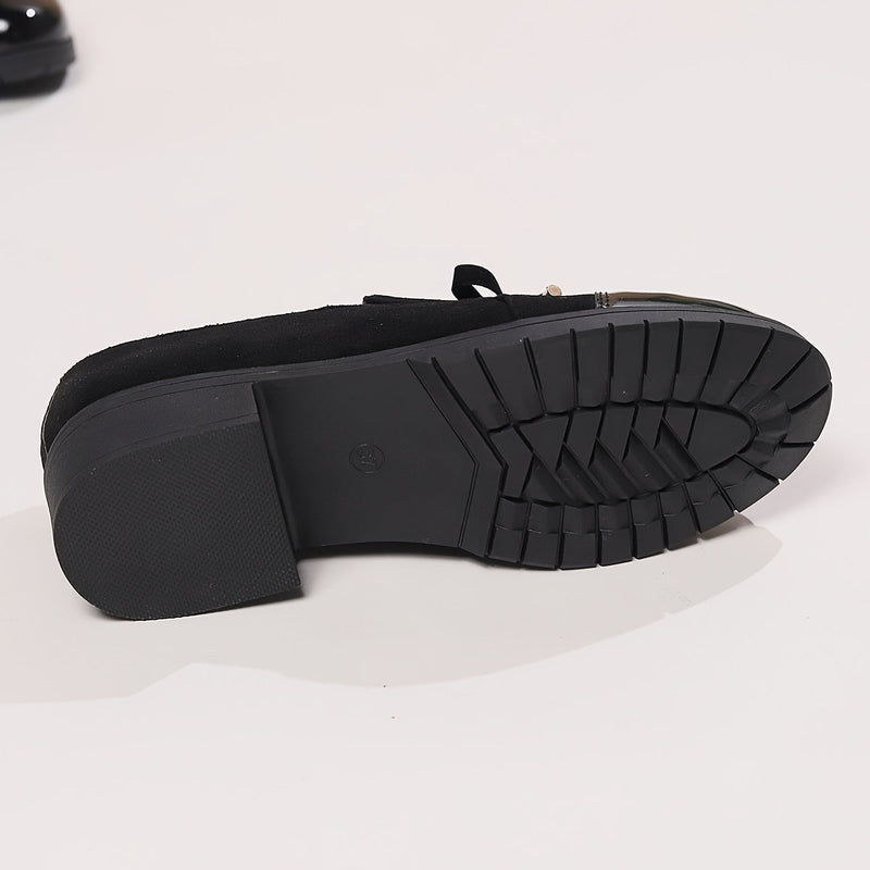 Virna - Elegantes Mocasines Antideslizantes Con Lazo