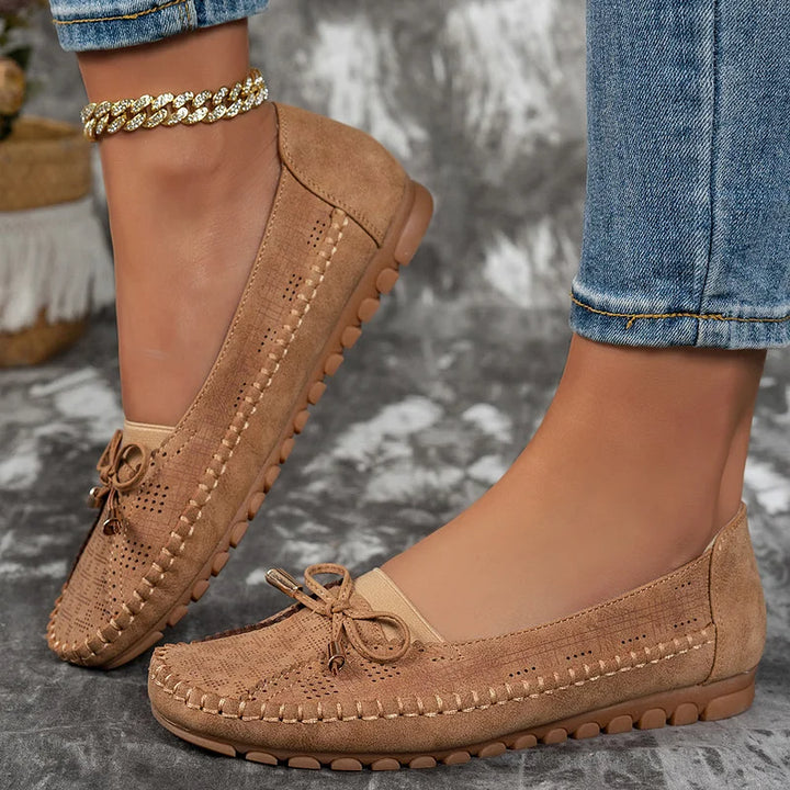 Rofia - Mocasines Casuales Antideslizantes De Cuero
