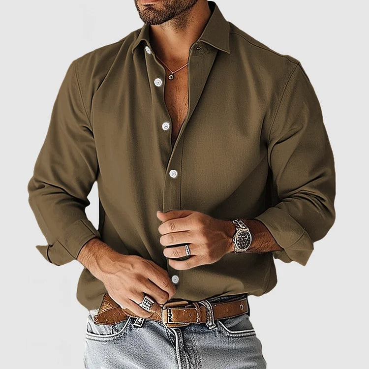 Truman - Elegante Camisa De Manga Larga