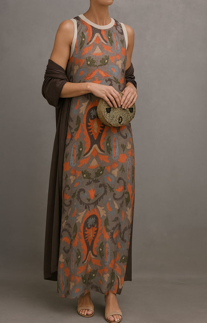 Irmtraut - Vestido Estampado Rich Patrón