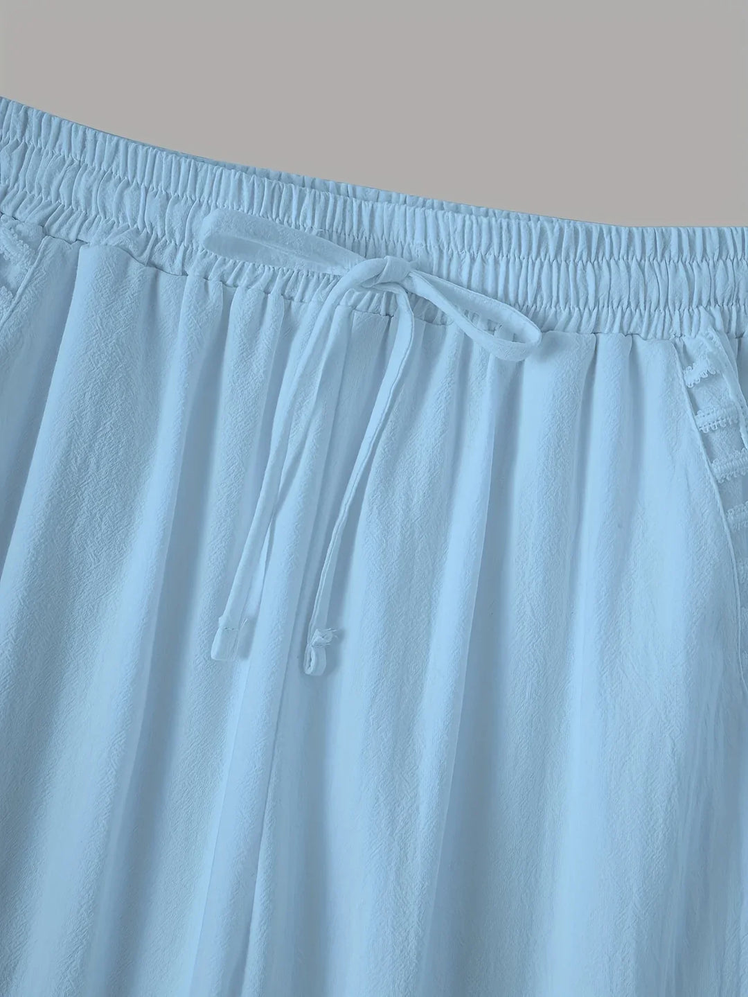 Tracey - Contraste Recortar Recortado Pantalones