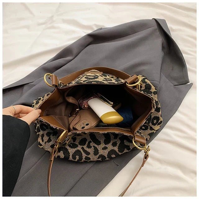 Leonora - Bolso Tote Con Estampado De Leopardo