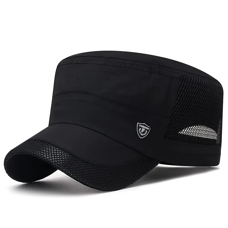 Miron - Gorra Plana De Malla Transpirable y Secado Rápido