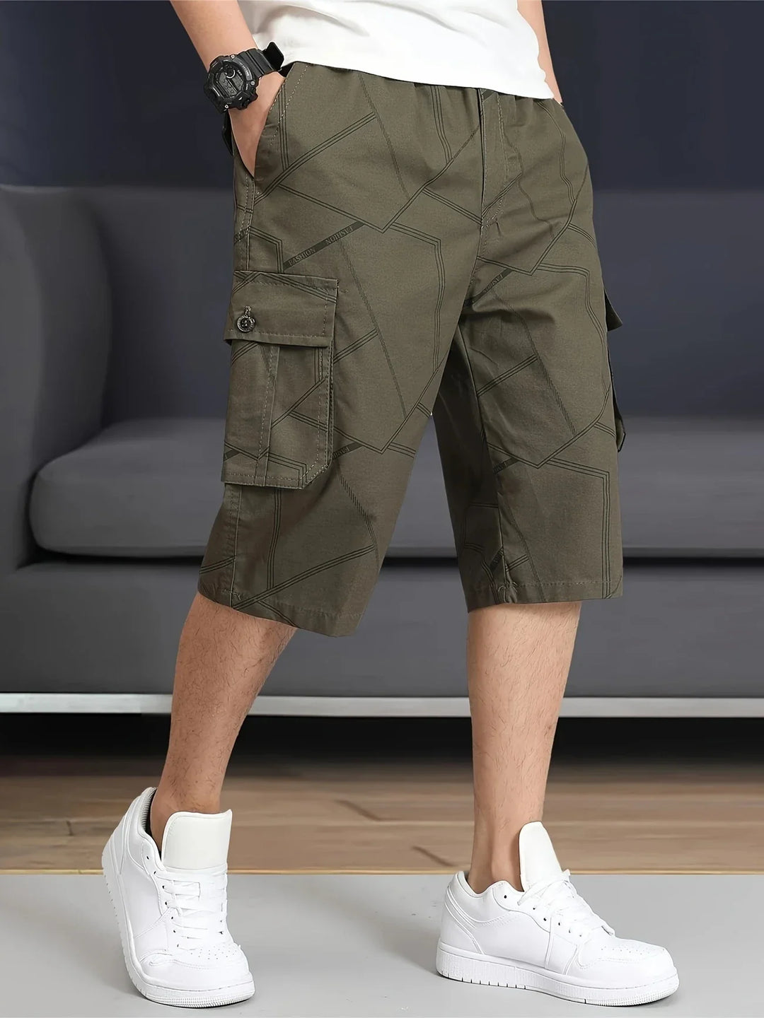 Hazlewood - Pantalones Cortos Carga Informales Para Verano