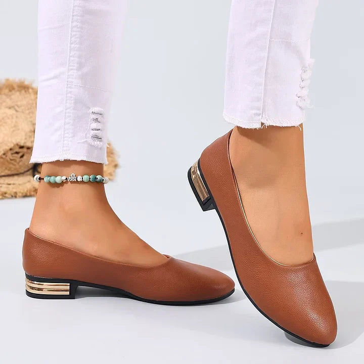 Oskana - Mocasines Planos Cómodos De Cuero