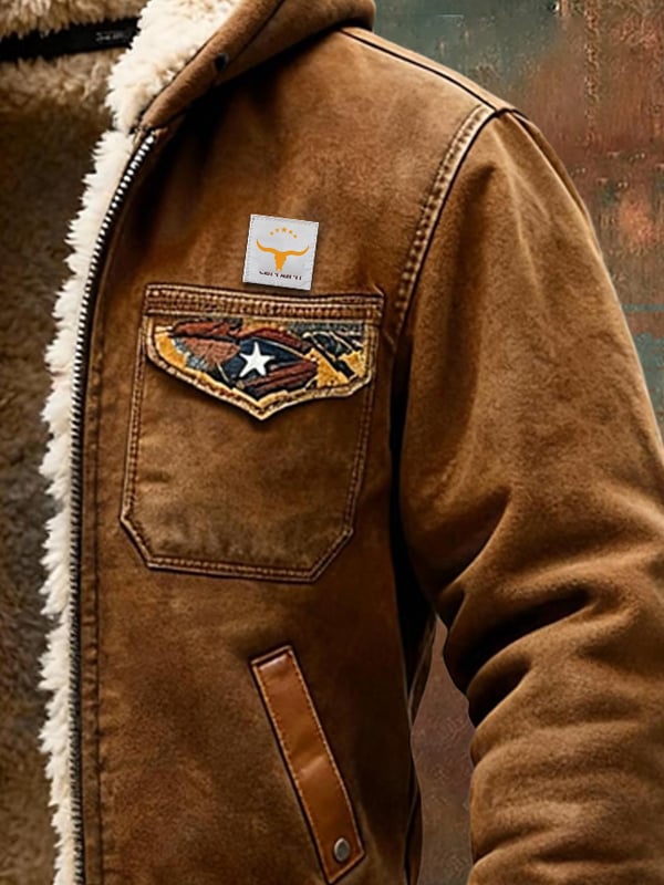 Politano - Chaqueta Retro De Cuero