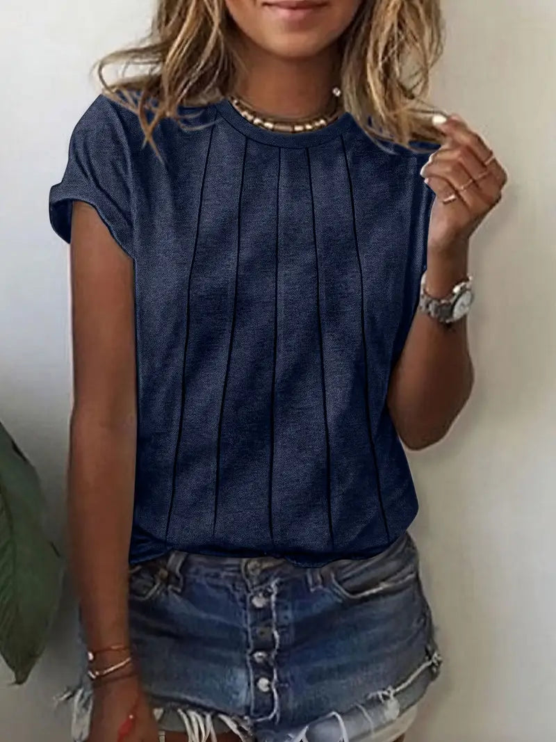 Vitaliya - Camiseta Casuales De Manga Corta