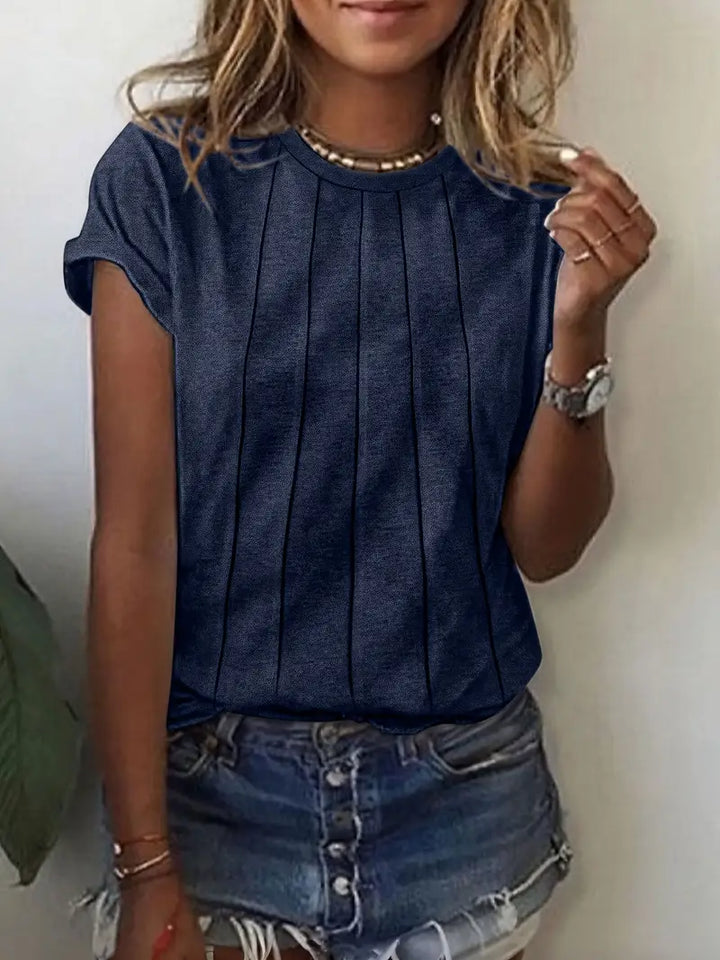 Vitaliya - Camiseta Casuales De Manga Corta