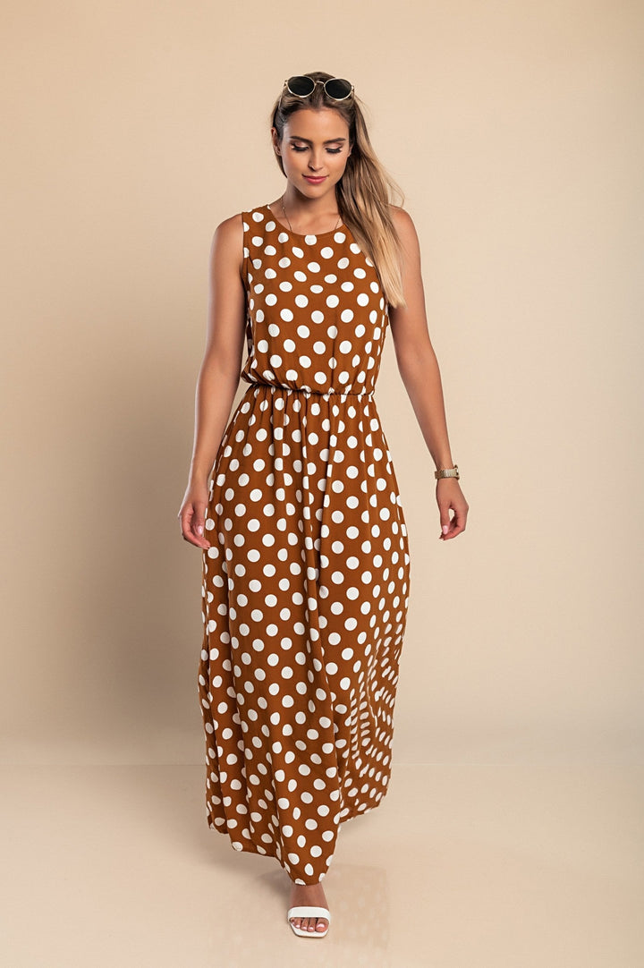 Lyna - Maxi Vestido De Lunares