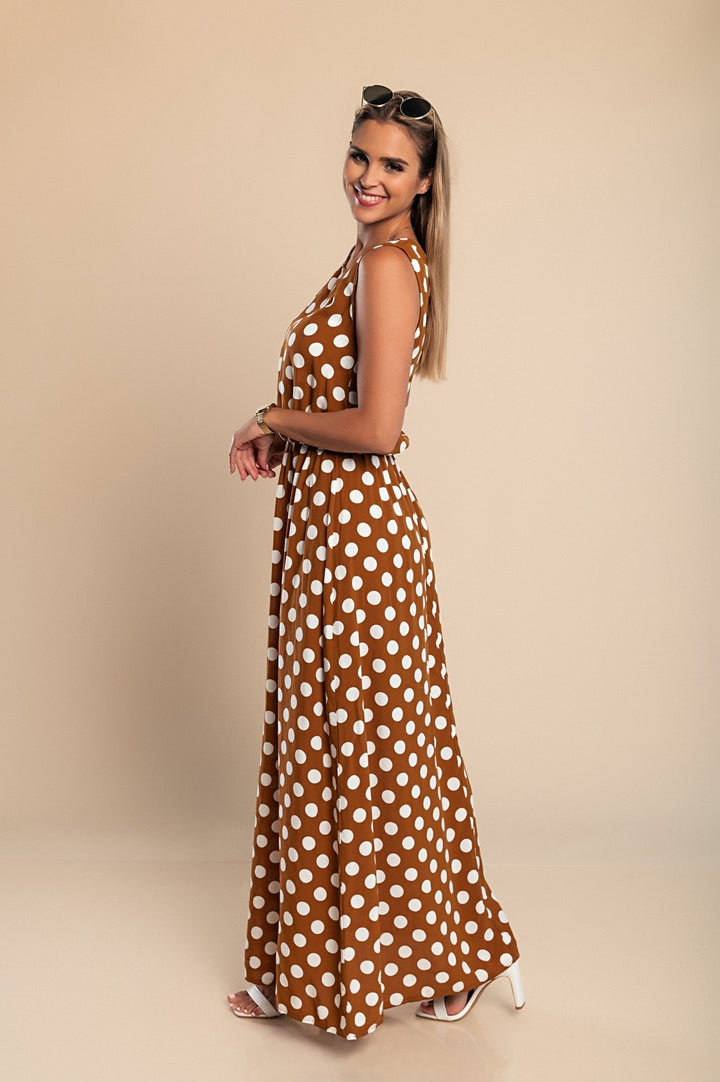Lyna - Maxi Vestido De Lunares