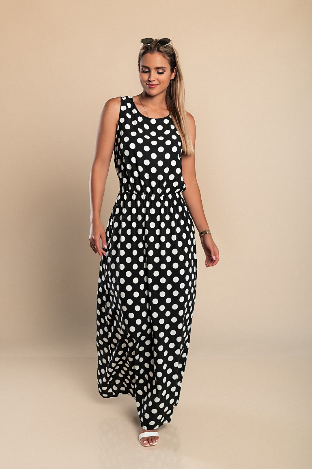 Lyna - Maxi Vestido De Lunares