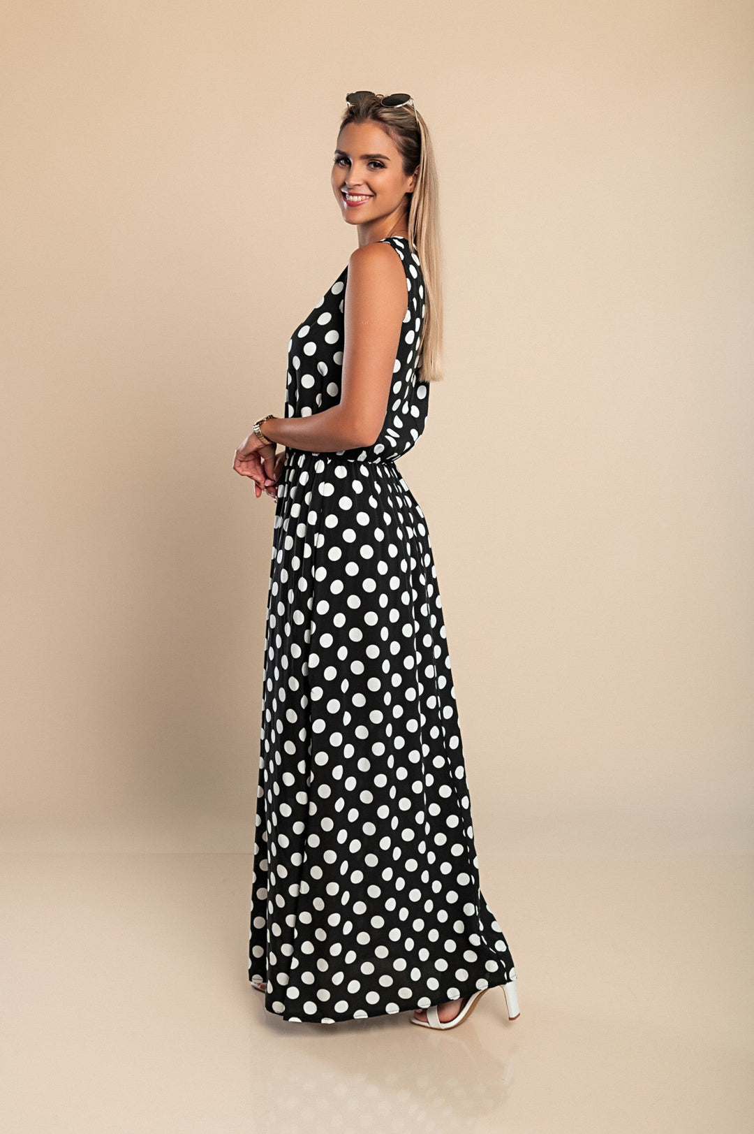 Lyna - Maxi Vestido De Lunares