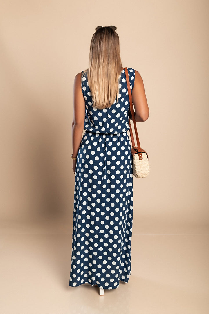 Lyna - Maxi Vestido De Lunares