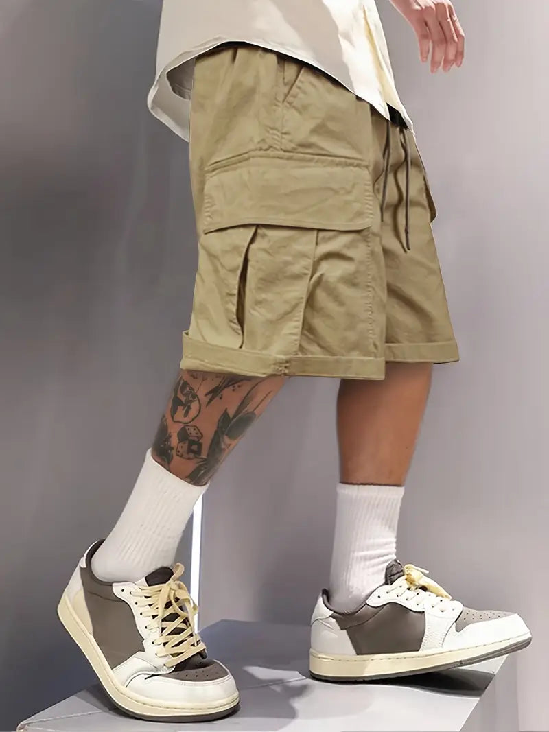 Detlev - Pantalones Cortos Elegantes Y Holgados