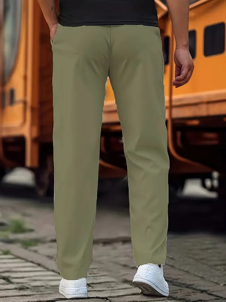 Travys - Pantalones Deportivos Informales Con Bolsillos