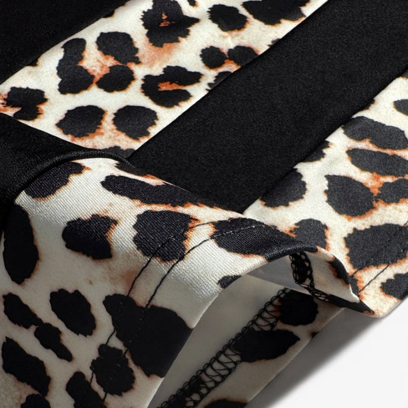 Leoza - Vestido Vintage Con Estampado De Leopardo