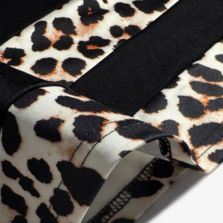Leoza - Vestido Vintage Con Estampado De Leopardo