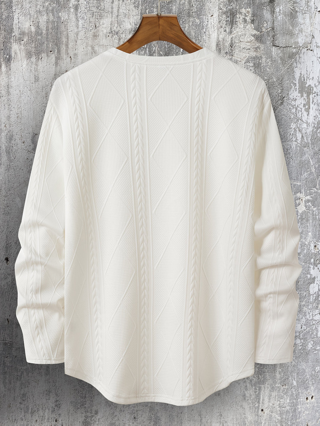 Lyman - Sudadera Con Capucha y Manga Larga Con Estampado Geométrico