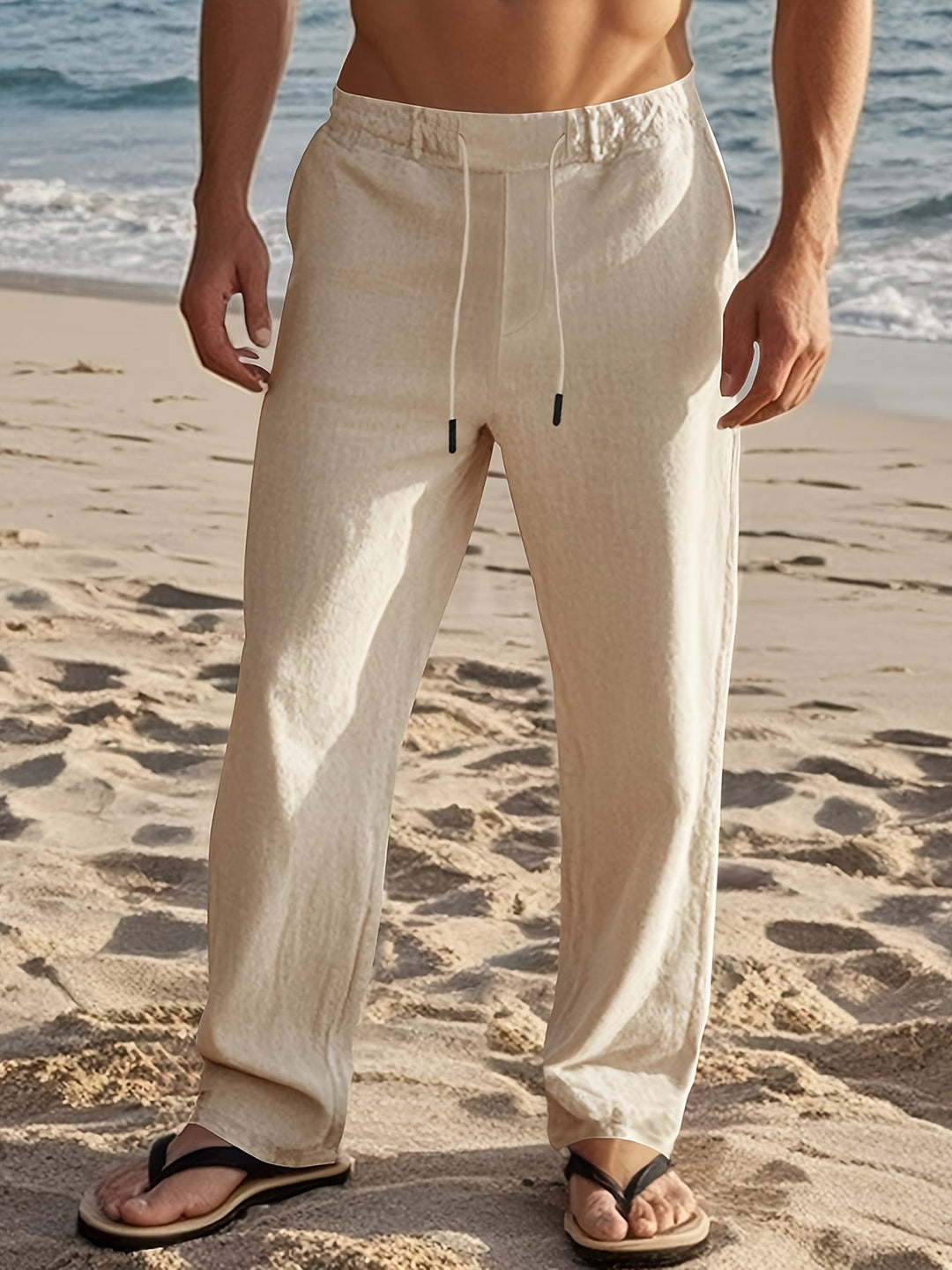 Erikas - Pantalones Cómodos De Lino