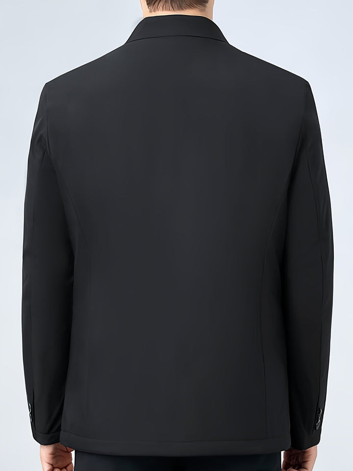 Lewinn - Chaqueta Para IR Al Trabajo Con Tapeta De Botones Delantera