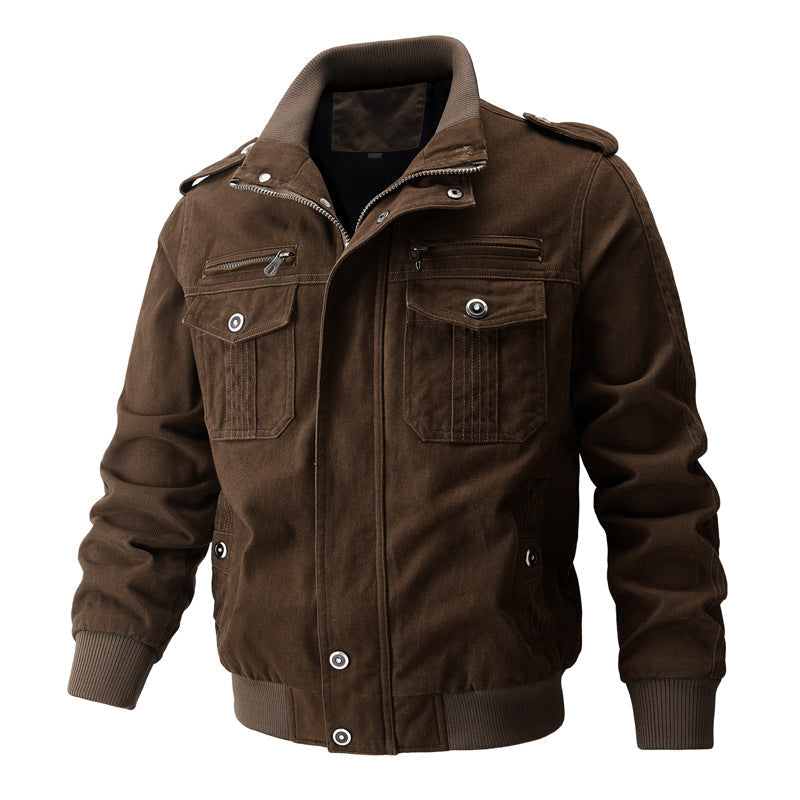 Miltin - Chaqueta Bomber Militar De Estilo Cargo