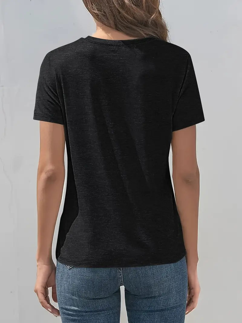 Vitaliya - Camiseta Casuales De Manga Corta