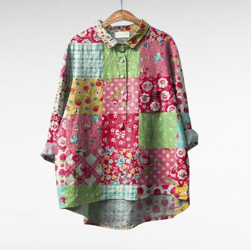 Shania - Blusa Oversize De Manga Larga