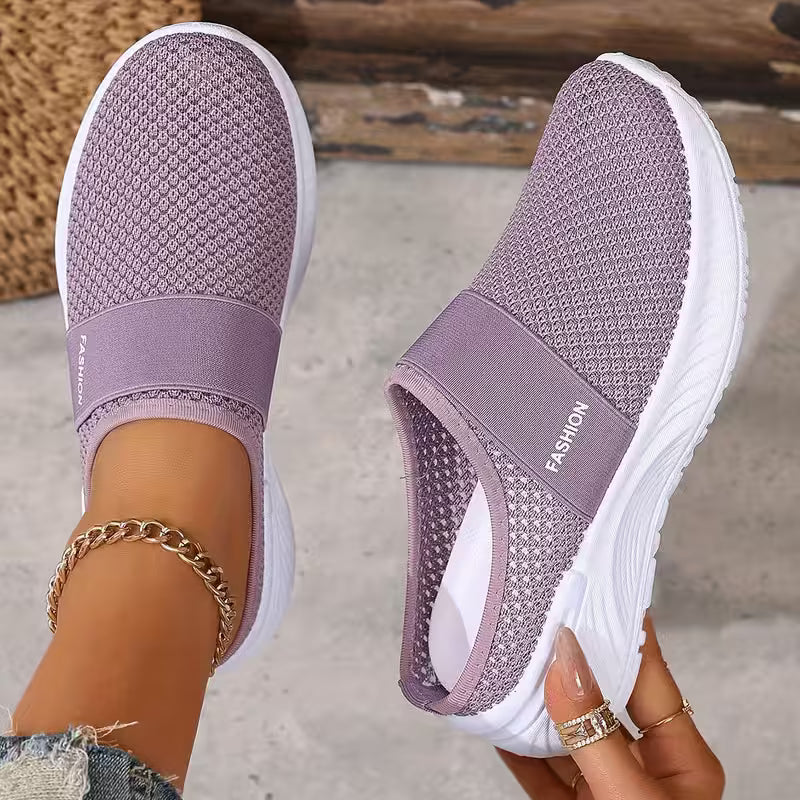 Pamala - Zapatillas Ligeras y Transpirables Sin Cordones