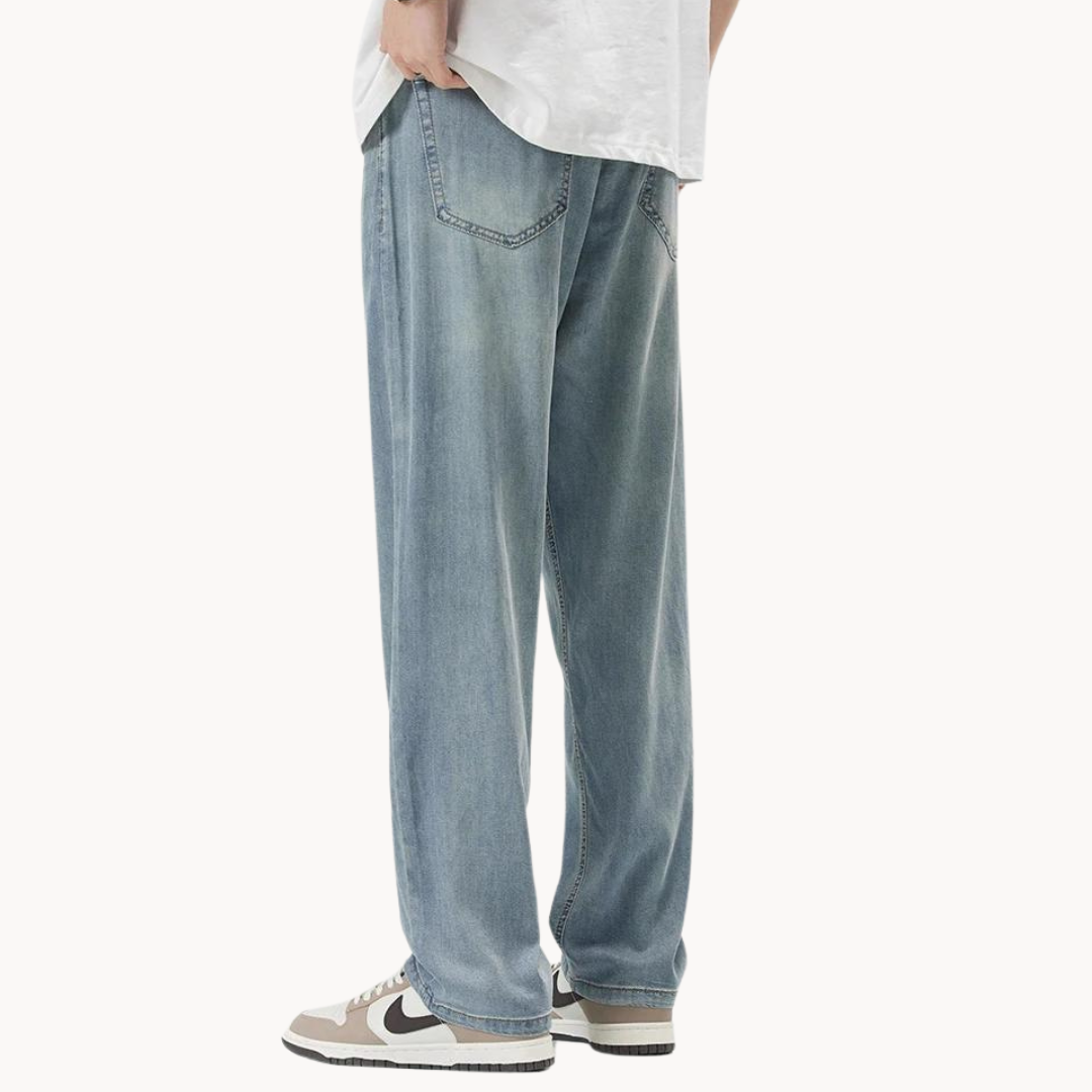 Teofilo - Pantalón Elegante De Pierna Ancha